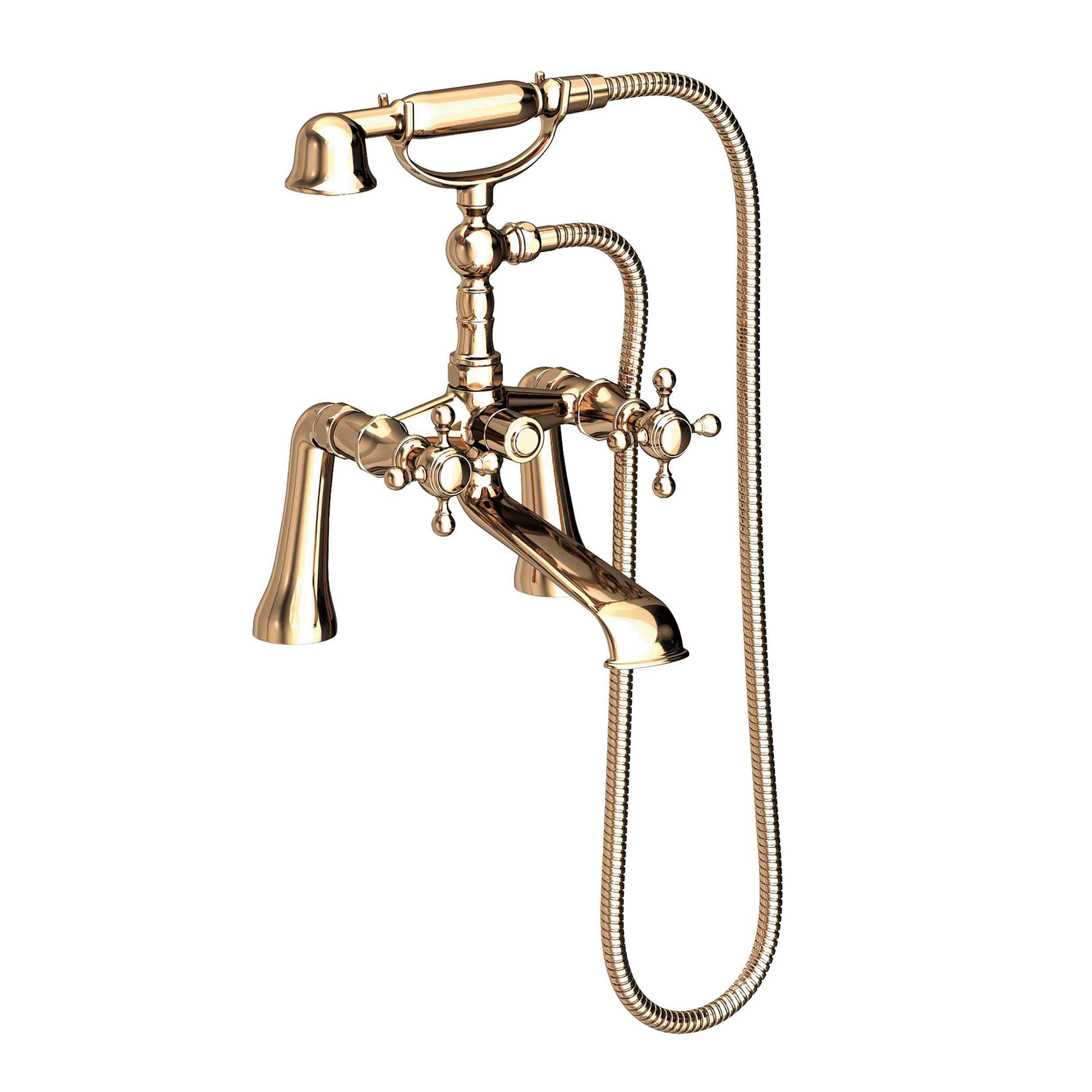 Newport Brass Victoria Exposed Tub & Hand Shower Set - Deck Mount
