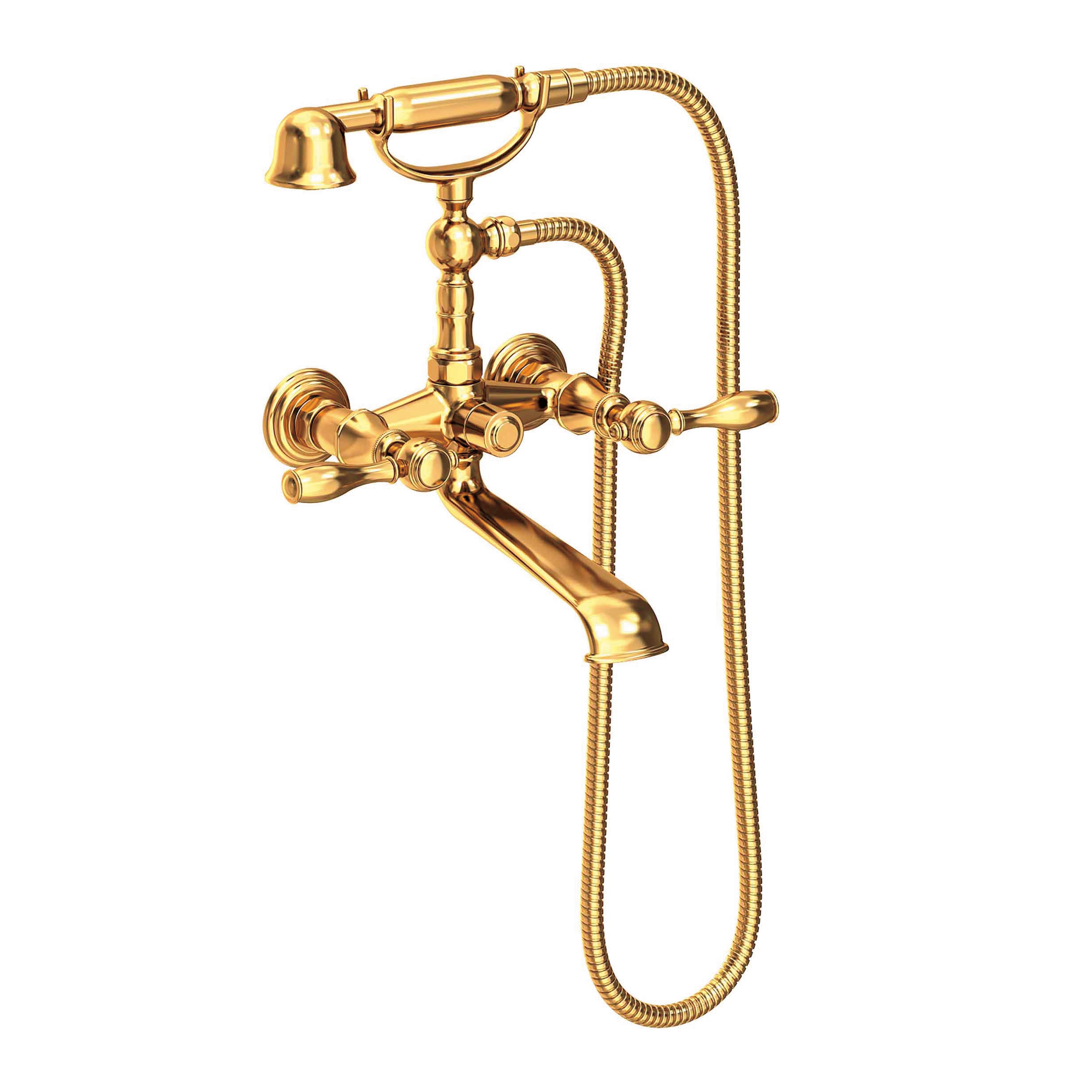 Newport Brass Victoria Exposed Tub & Hand Shower Set - Wall Mount