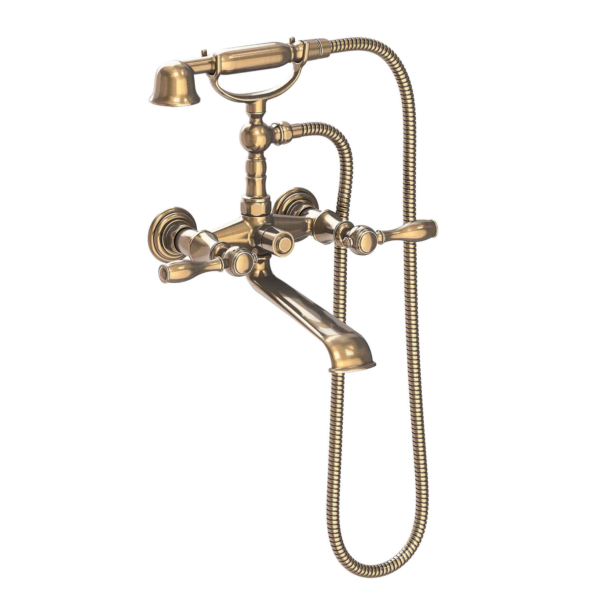 Newport Brass Victoria Exposed Tub & Hand Shower Set - Wall Mount