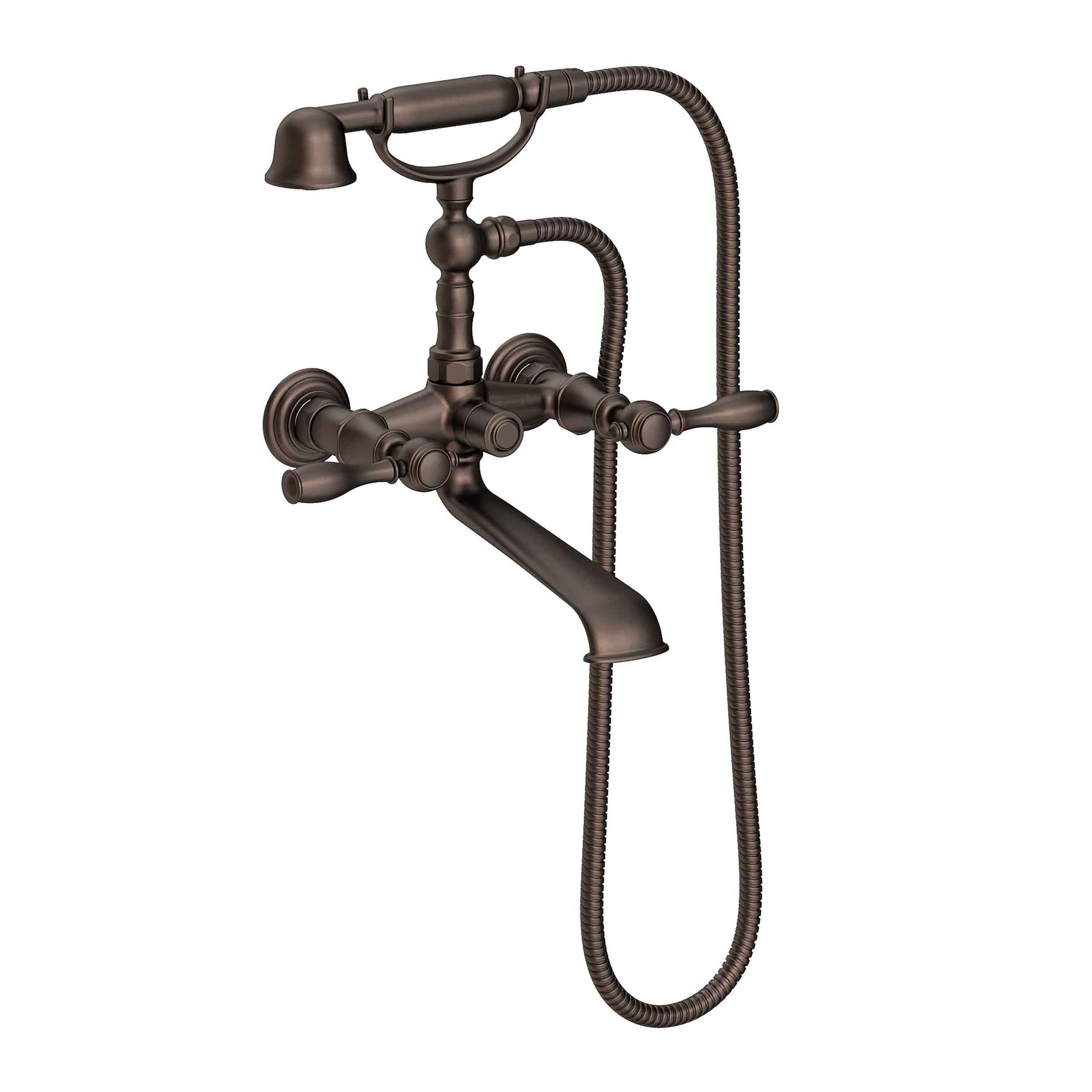 Newport Brass Victoria Exposed Tub & Hand Shower Set - Wall Mount