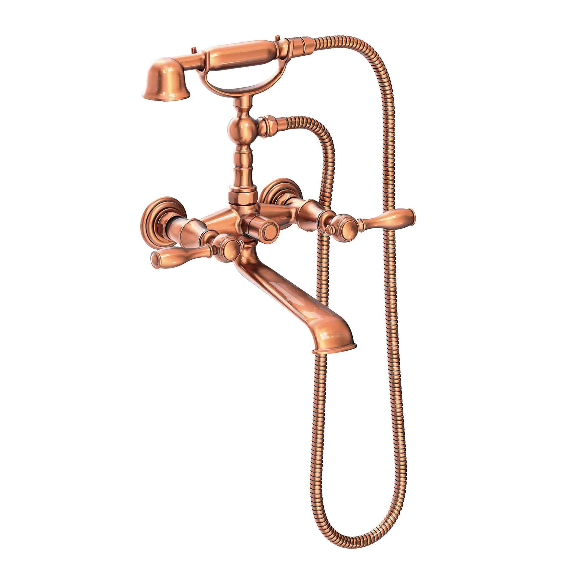 Newport Brass Victoria Exposed Tub & Hand Shower Set - Wall Mount
