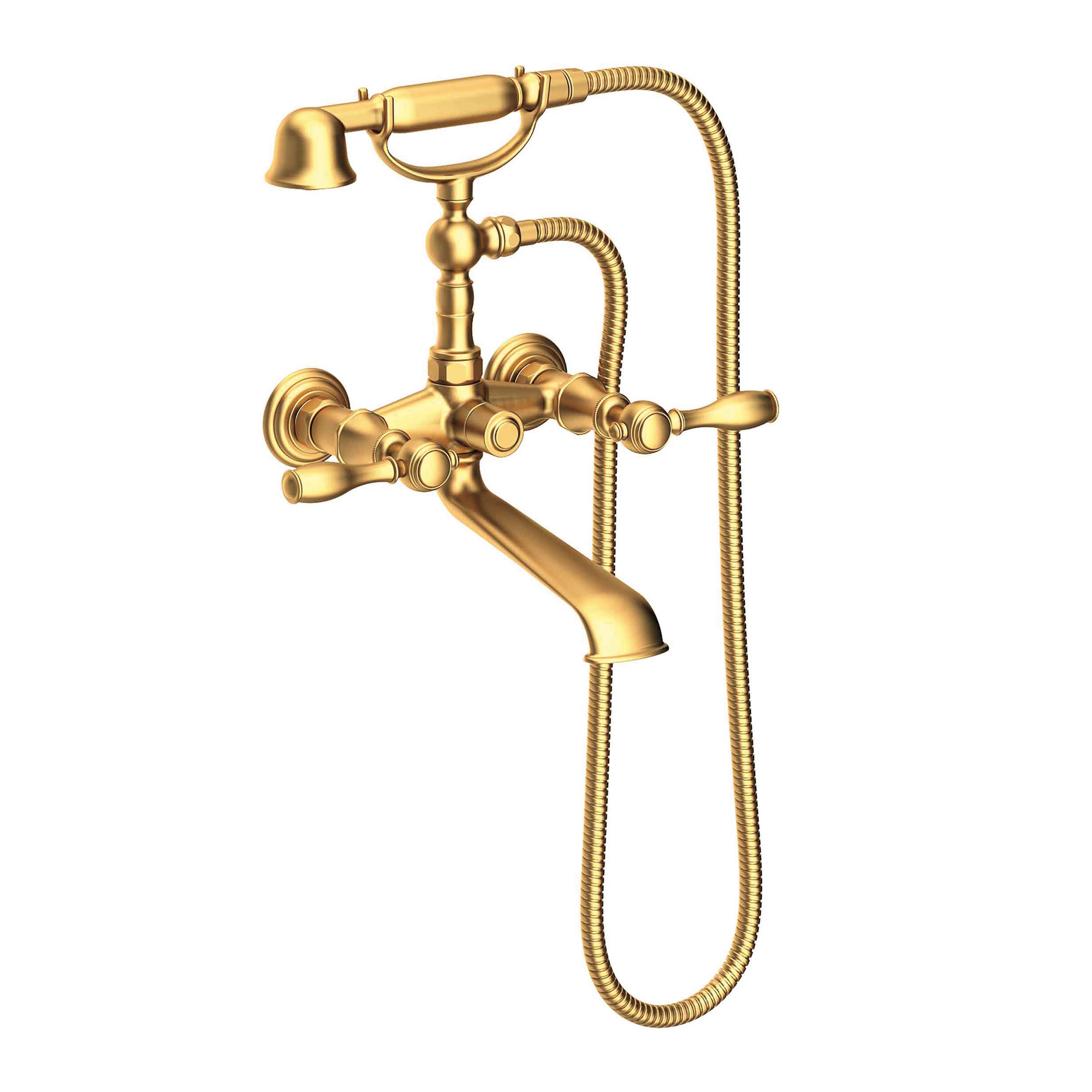 Newport Brass Victoria Exposed Tub & Hand Shower Set - Wall Mount