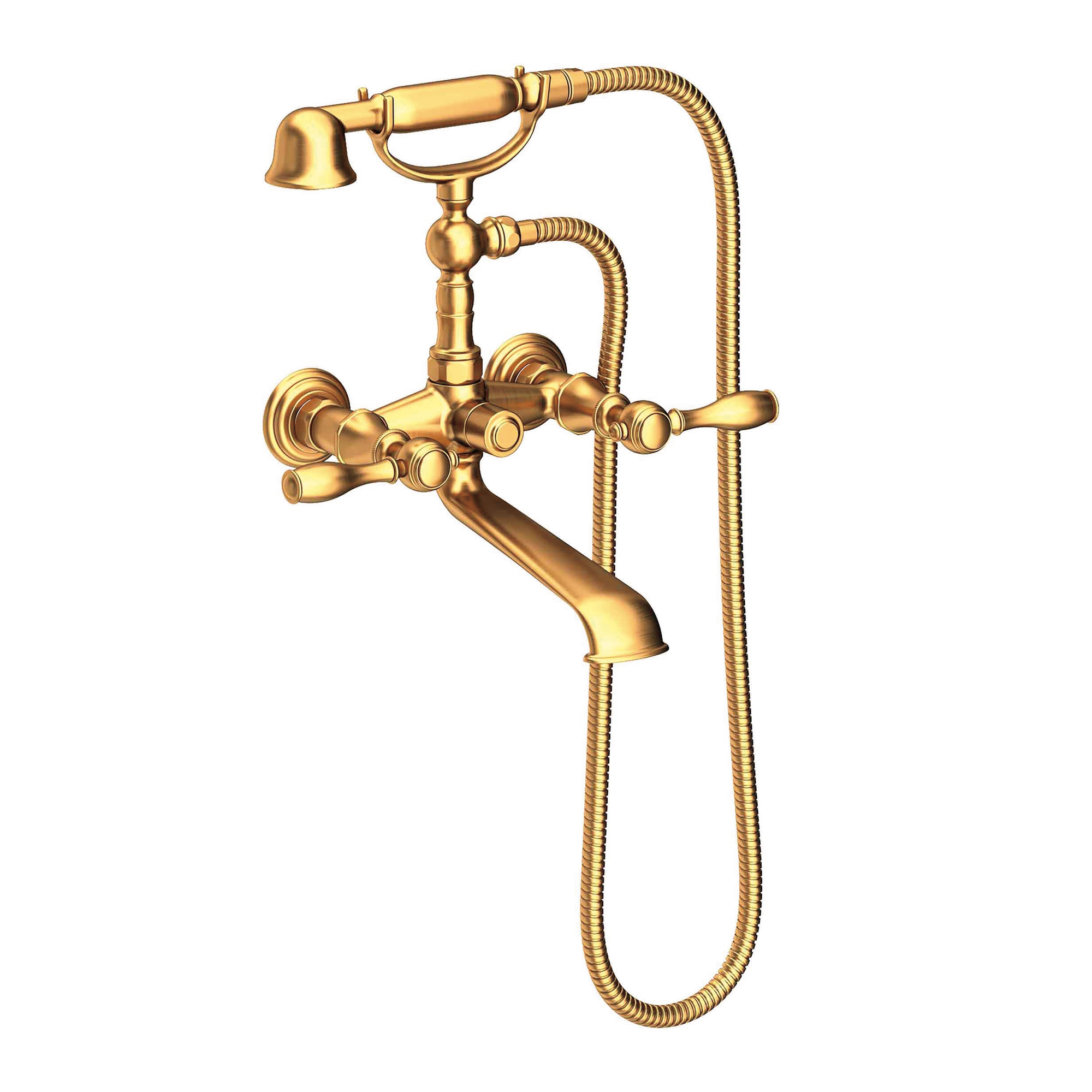 Newport Brass Victoria Exposed Tub & Hand Shower Set - Wall Mount