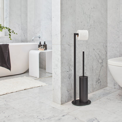 OUTLINE - Toilet Roll Holder/Toilet Brush, Free Standing
