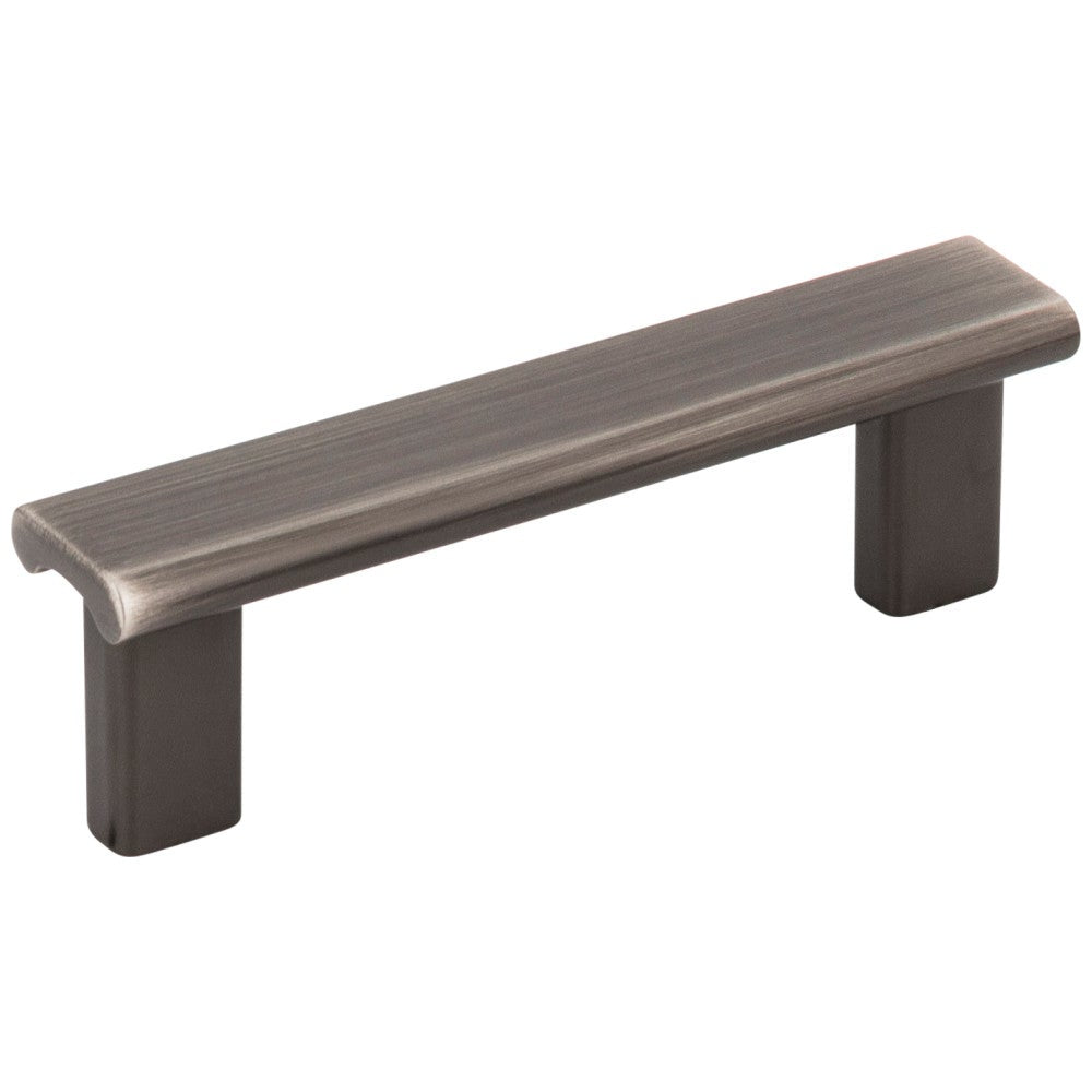 Hardware Resources 3" Center-to-Center Satin Nickel Square Park Cabinet Pull
