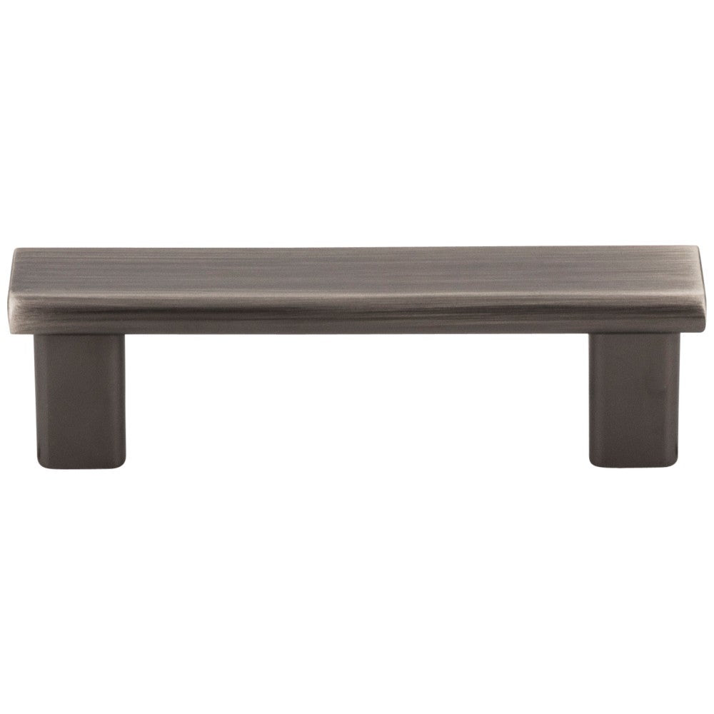 Hardware Resources 3" Center-to-Center Satin Nickel Square Park Cabinet Pull