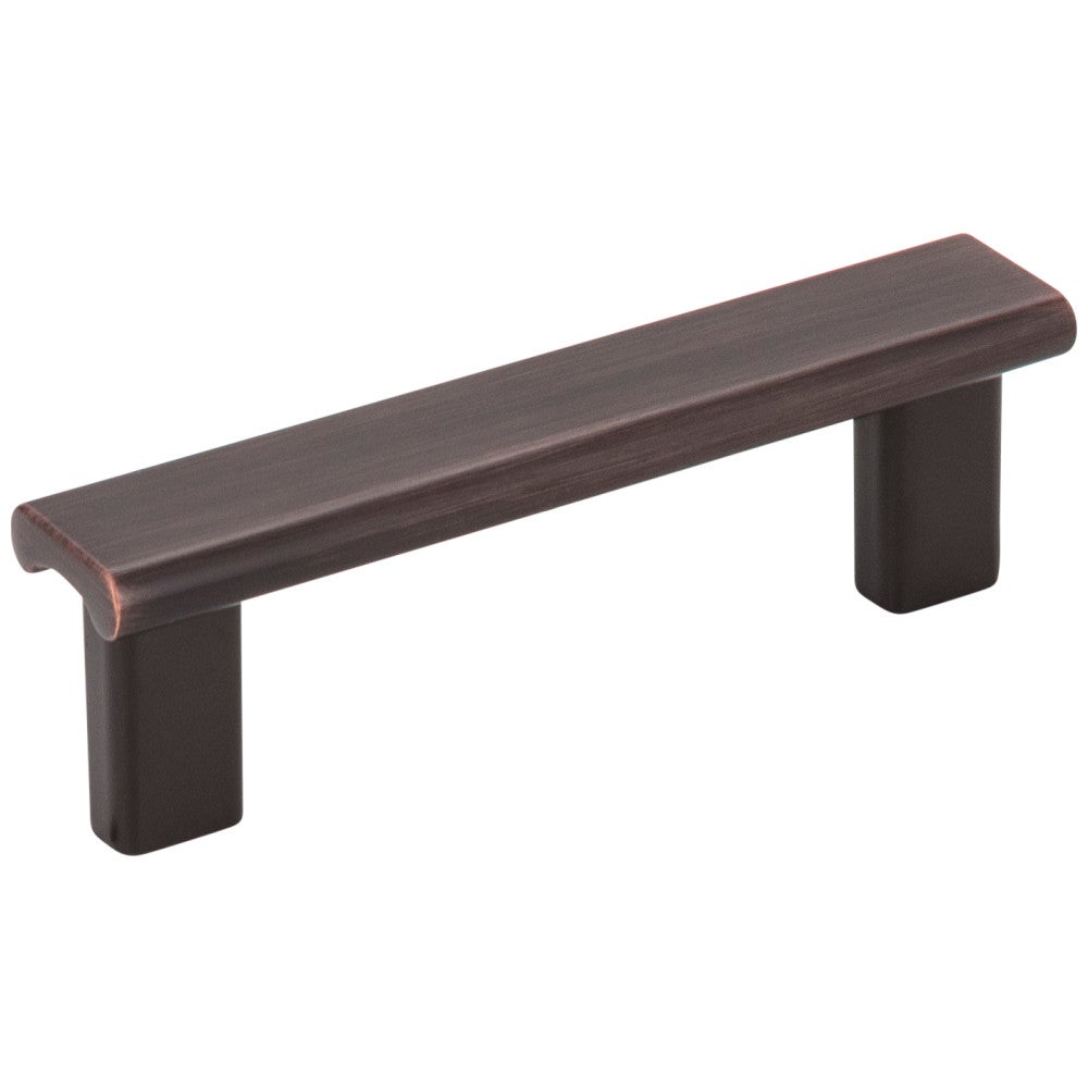 Hardware Resources 3" Center-to-Center Satin Nickel Square Park Cabinet Pull