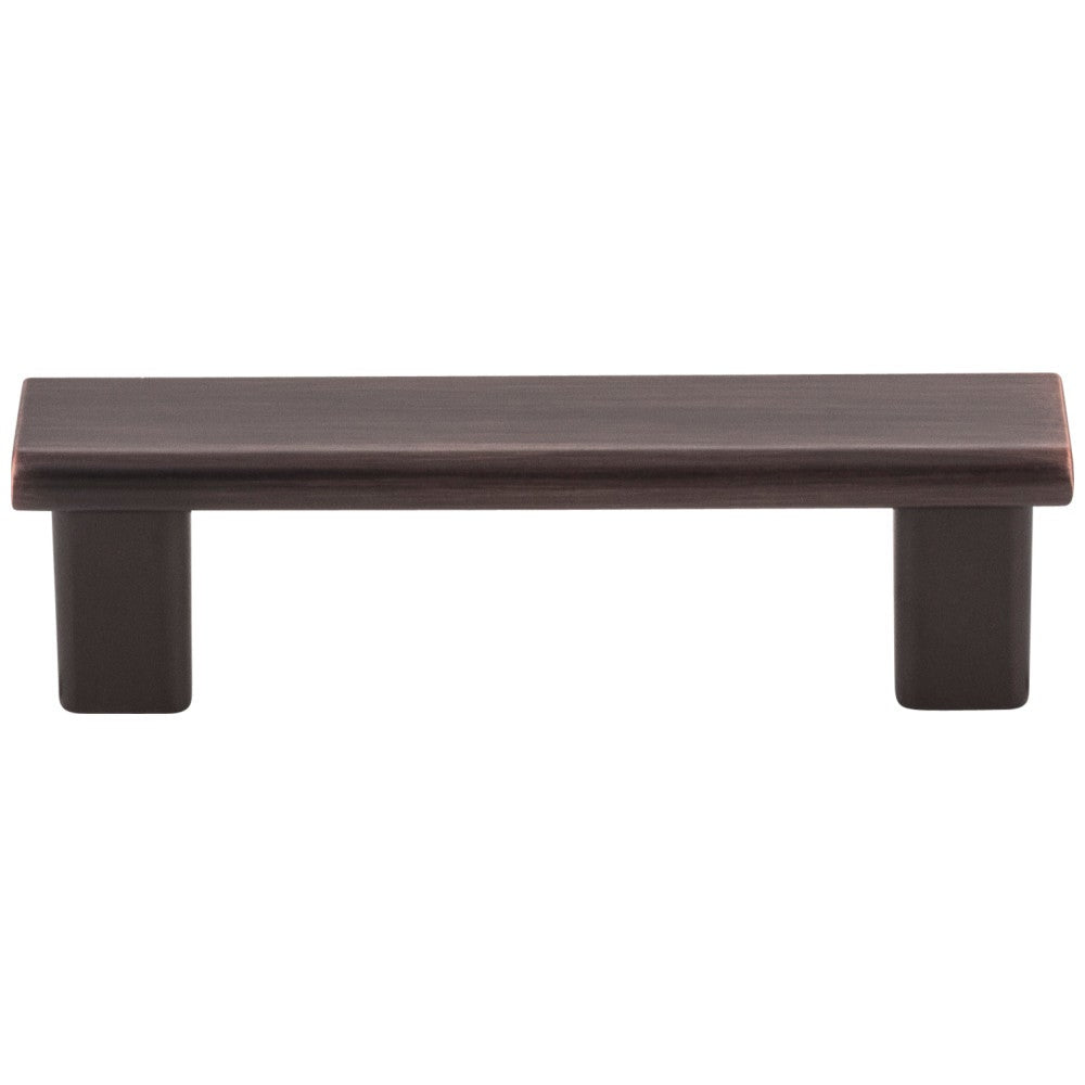 Hardware Resources 3" Center-to-Center Satin Nickel Square Park Cabinet Pull