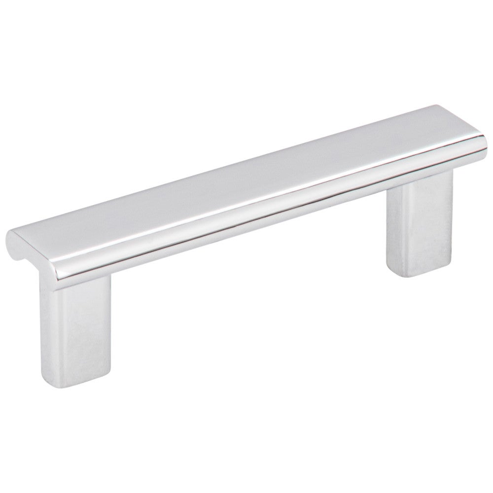 Hardware Resources 3" Center-to-Center Satin Nickel Square Park Cabinet Pull