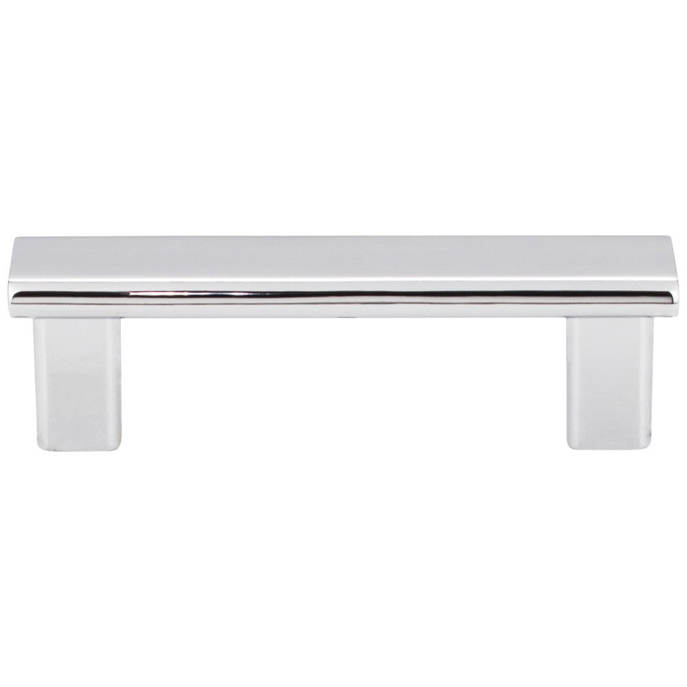 Hardware Resources 3" Center-to-Center Satin Nickel Square Park Cabinet Pull