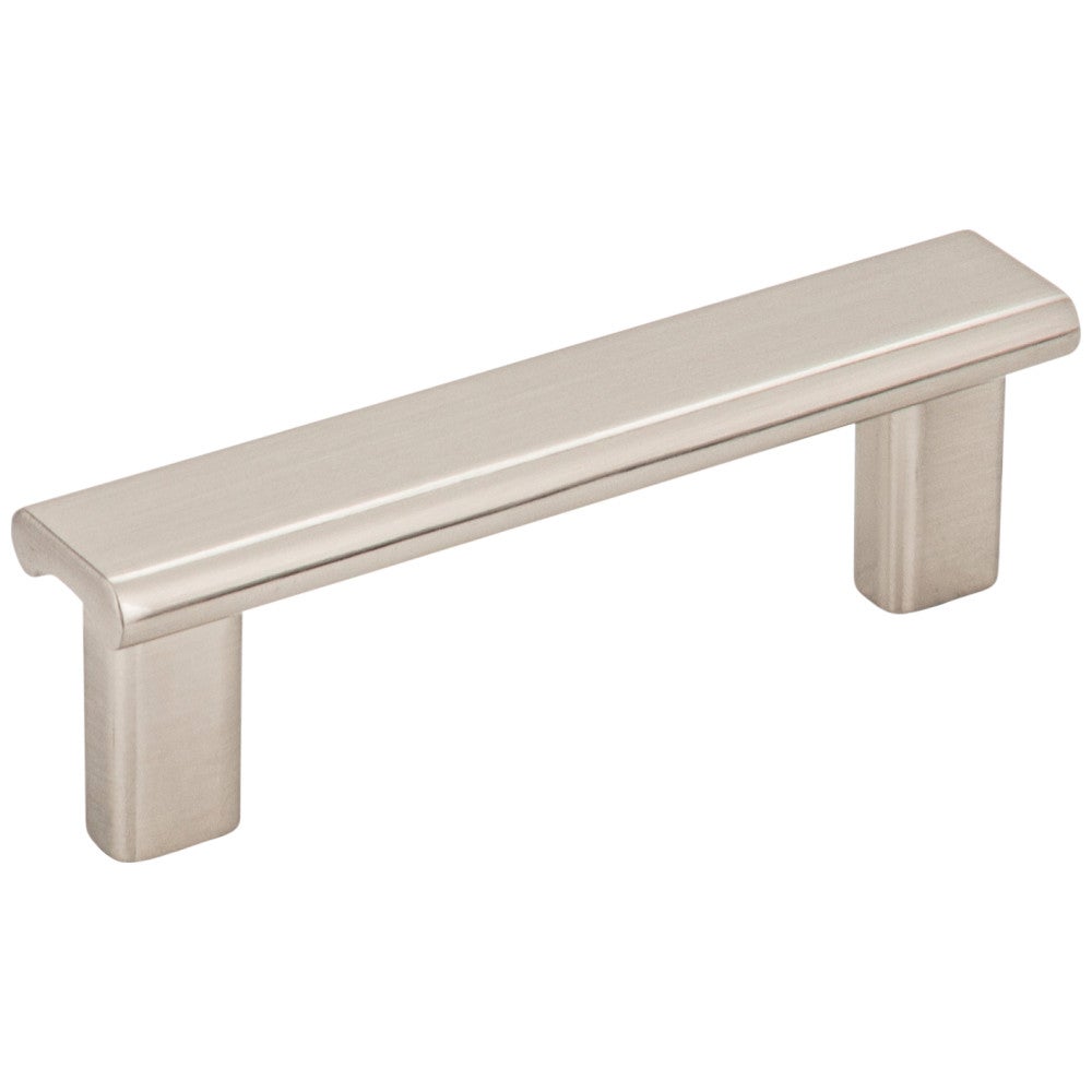 Hardware Resources 3" Center-to-Center Satin Nickel Square Park Cabinet Pull