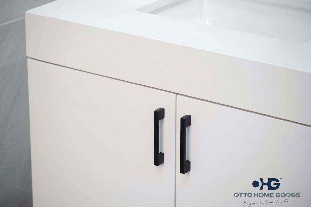 Solana White 30" Bathroom Cabinet