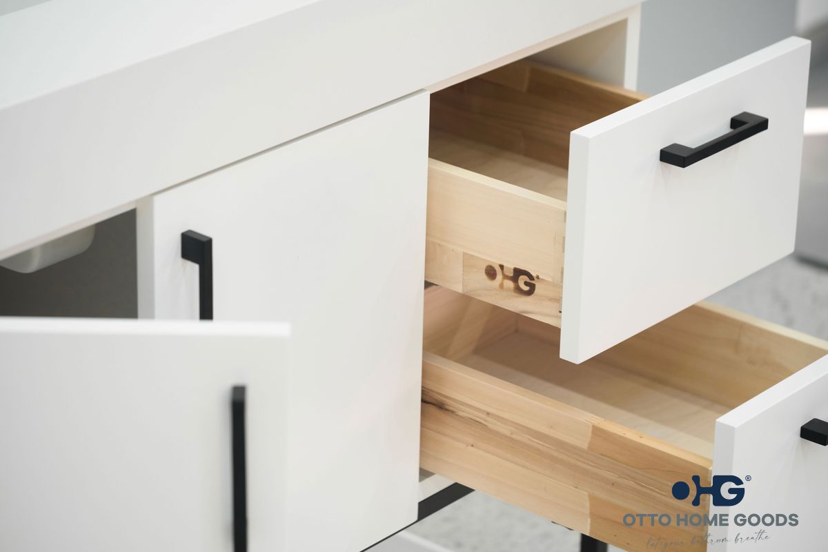Solana White 36" Bathroom Cabinet