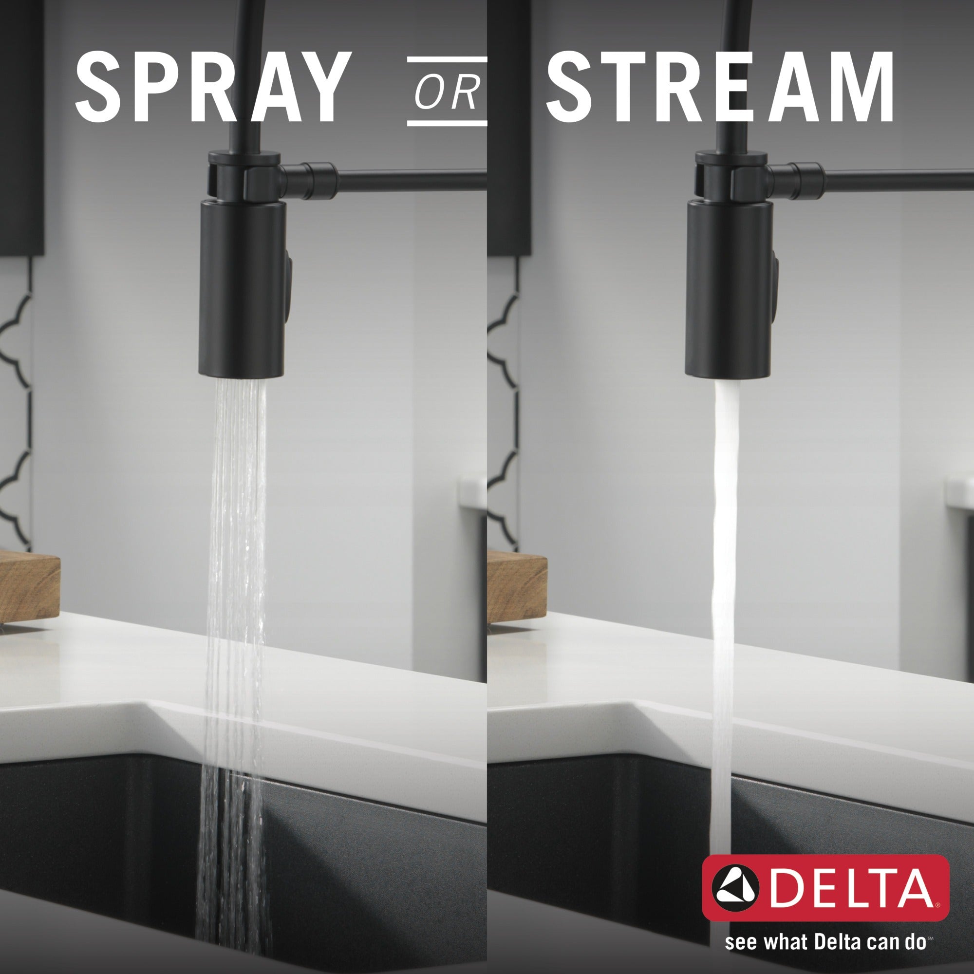 Delta Antoni® Single-Handle Pull-Down Spring Kitchen Faucet