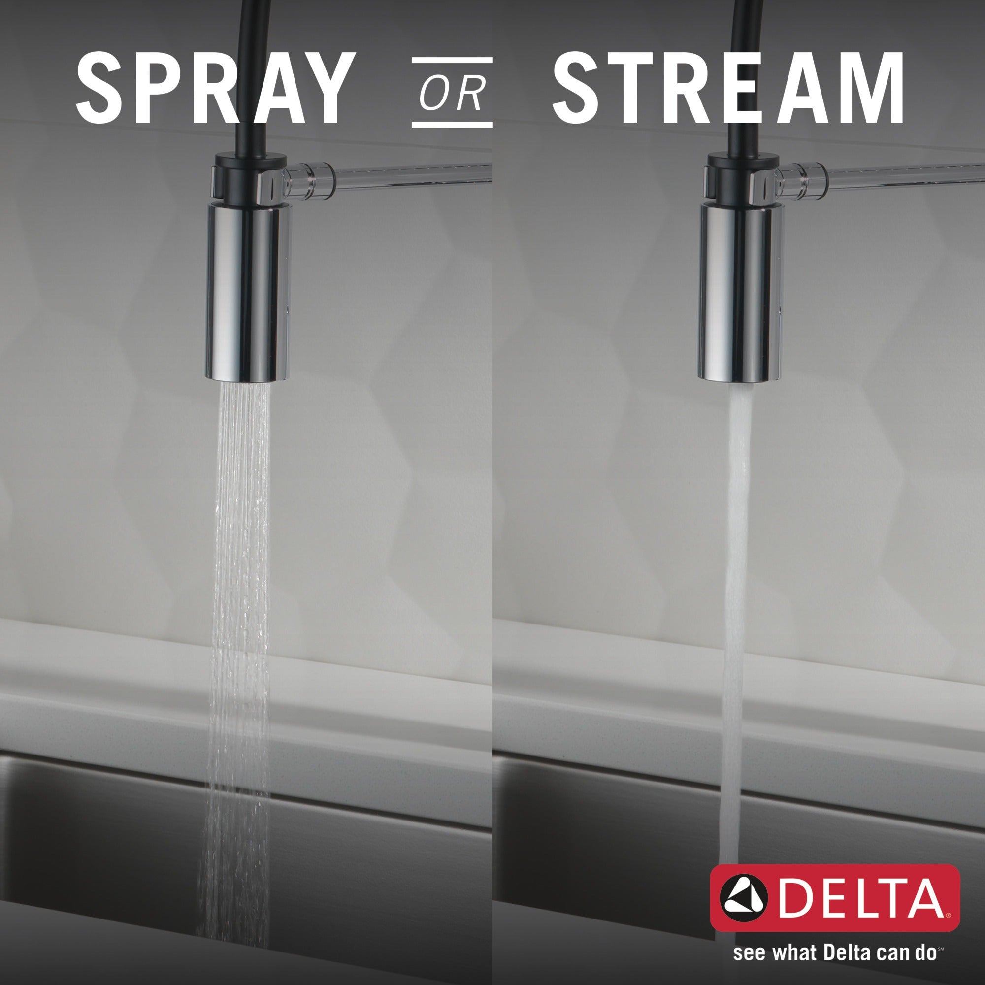 Delta Antoni® Single-Handle Pull-Down Spring Kitchen Faucet