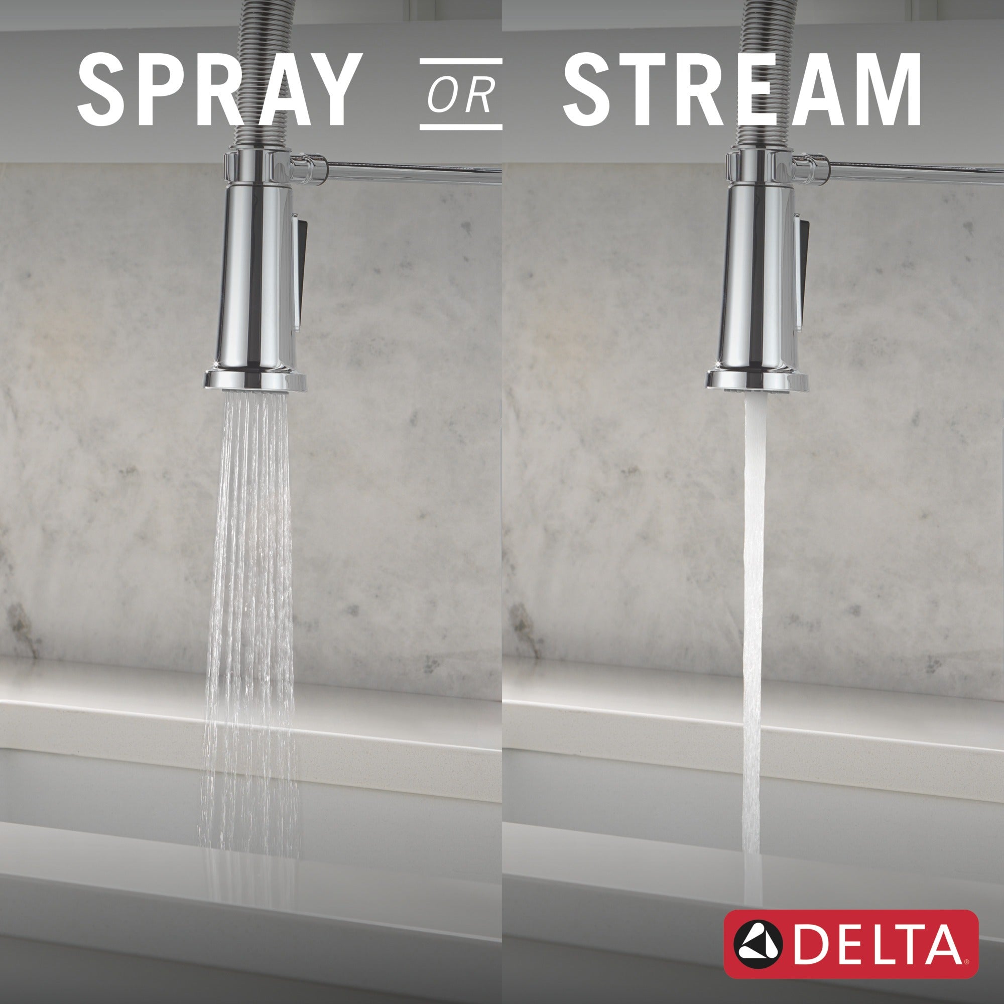 Delta Rhett® Single Handle Pull-Down Kitchen Faucet With Spring Spout