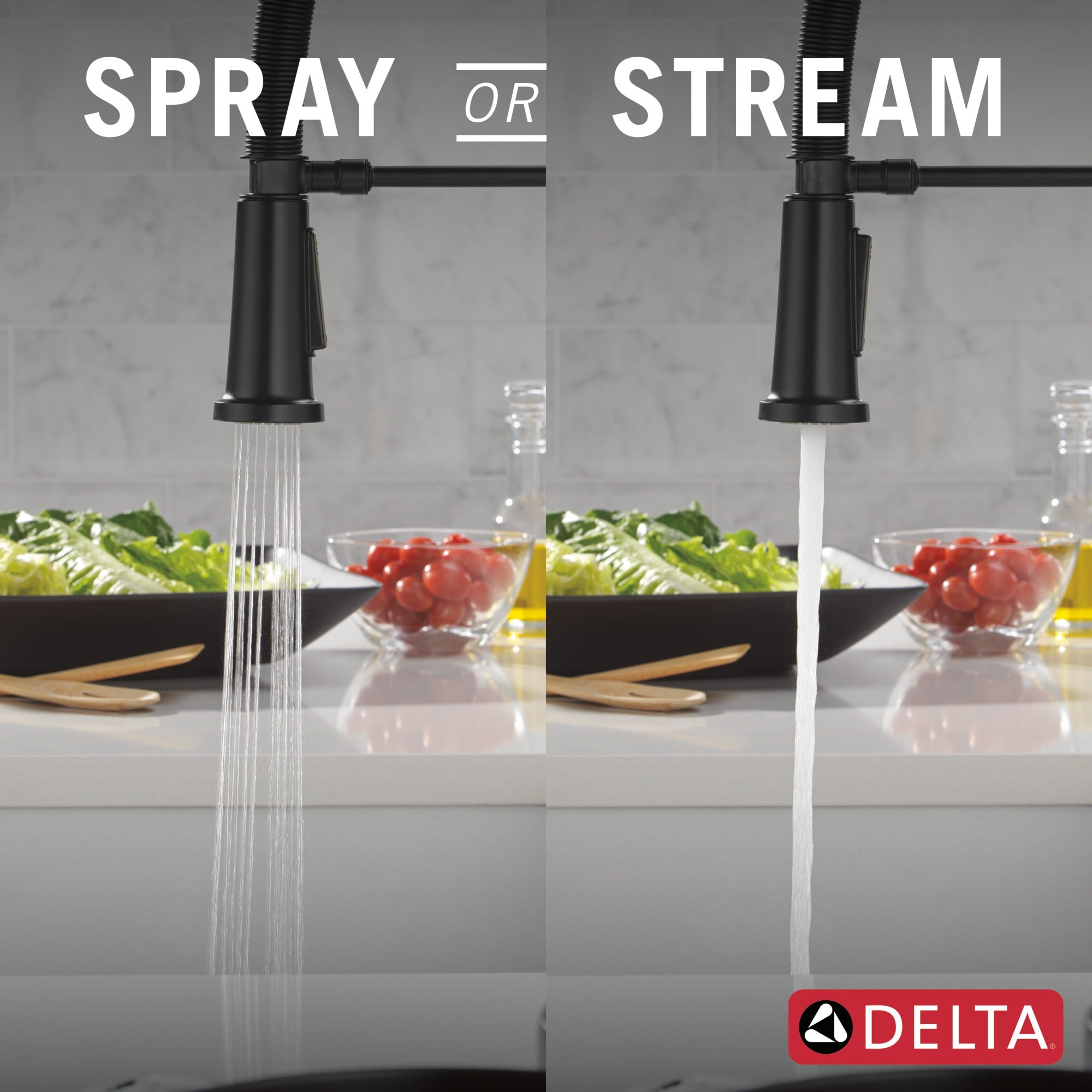 Delta Ermelo® Single Handle Pull-Down Spring Kitchen Faucet
