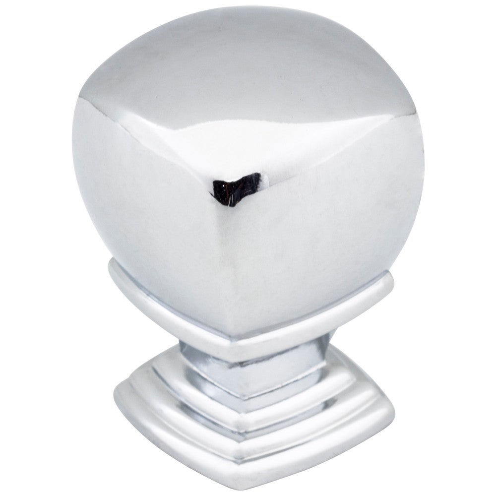 Hardware Resources 7/8" Overall Length Satin Nickel Katharine Cabinet Knob
