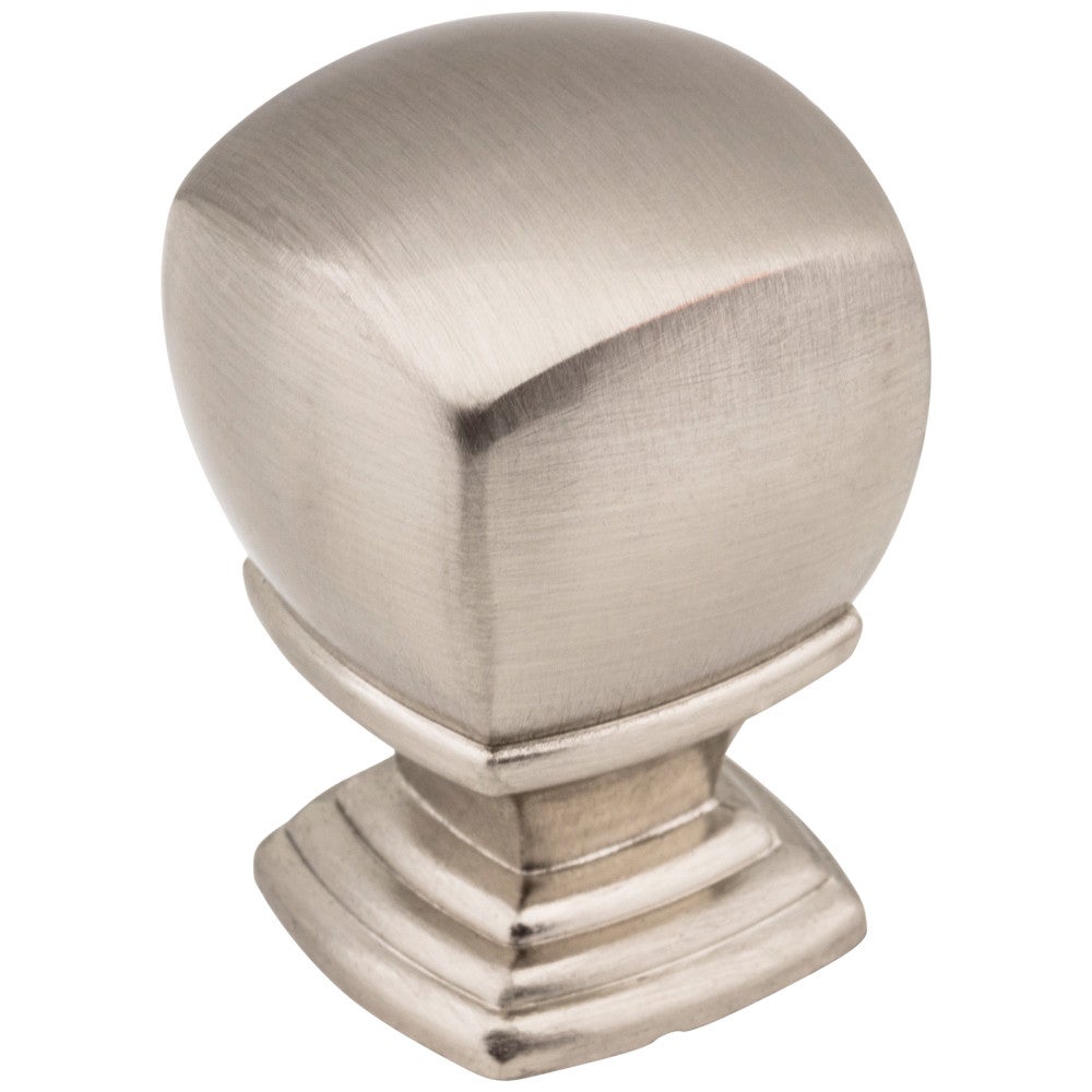 Hardware Resources 7/8" Overall Length Satin Nickel Katharine Cabinet Knob