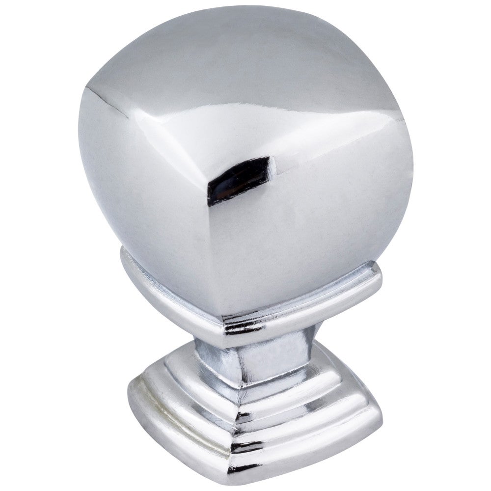 Hardware Resources 7/8" Overall Length Satin Nickel Katharine Cabinet Knob