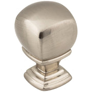 Hardware Resources 7/8" Overall Length Satin Nickel Katharine Cabinet Knob
