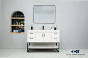 Solana White 48" Bathroom Cabinet