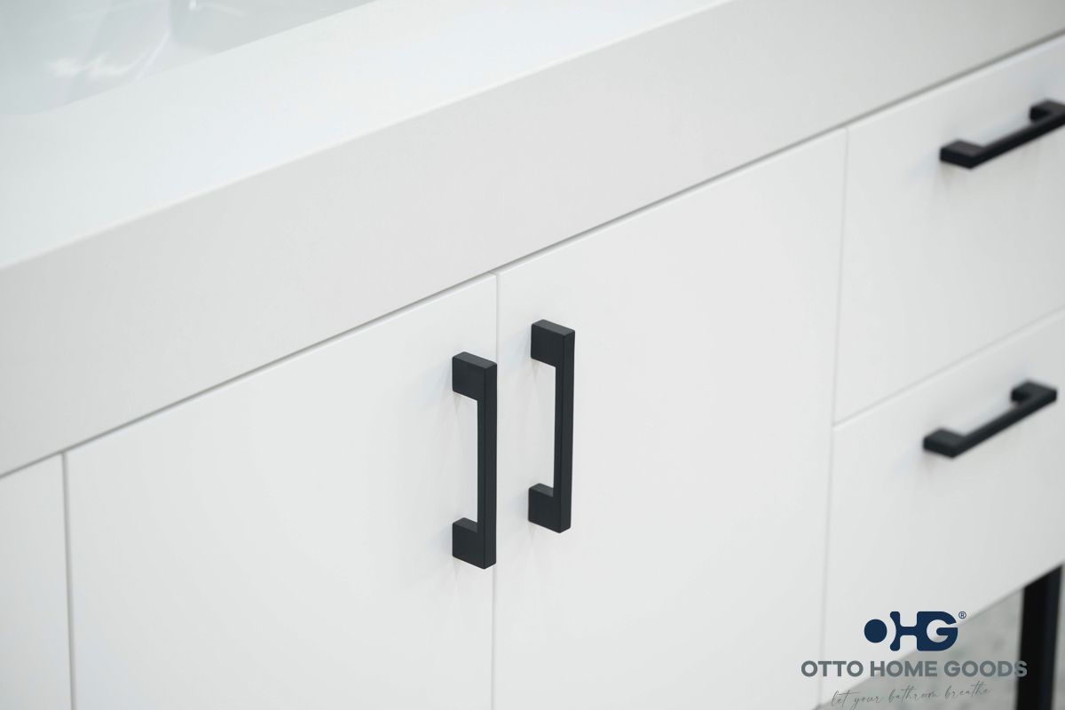 Solana White 48" Bathroom Cabinet