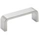 Hardware Resources 3" Center-to-Center Satin Nickel Square Asher Cabinet Pull