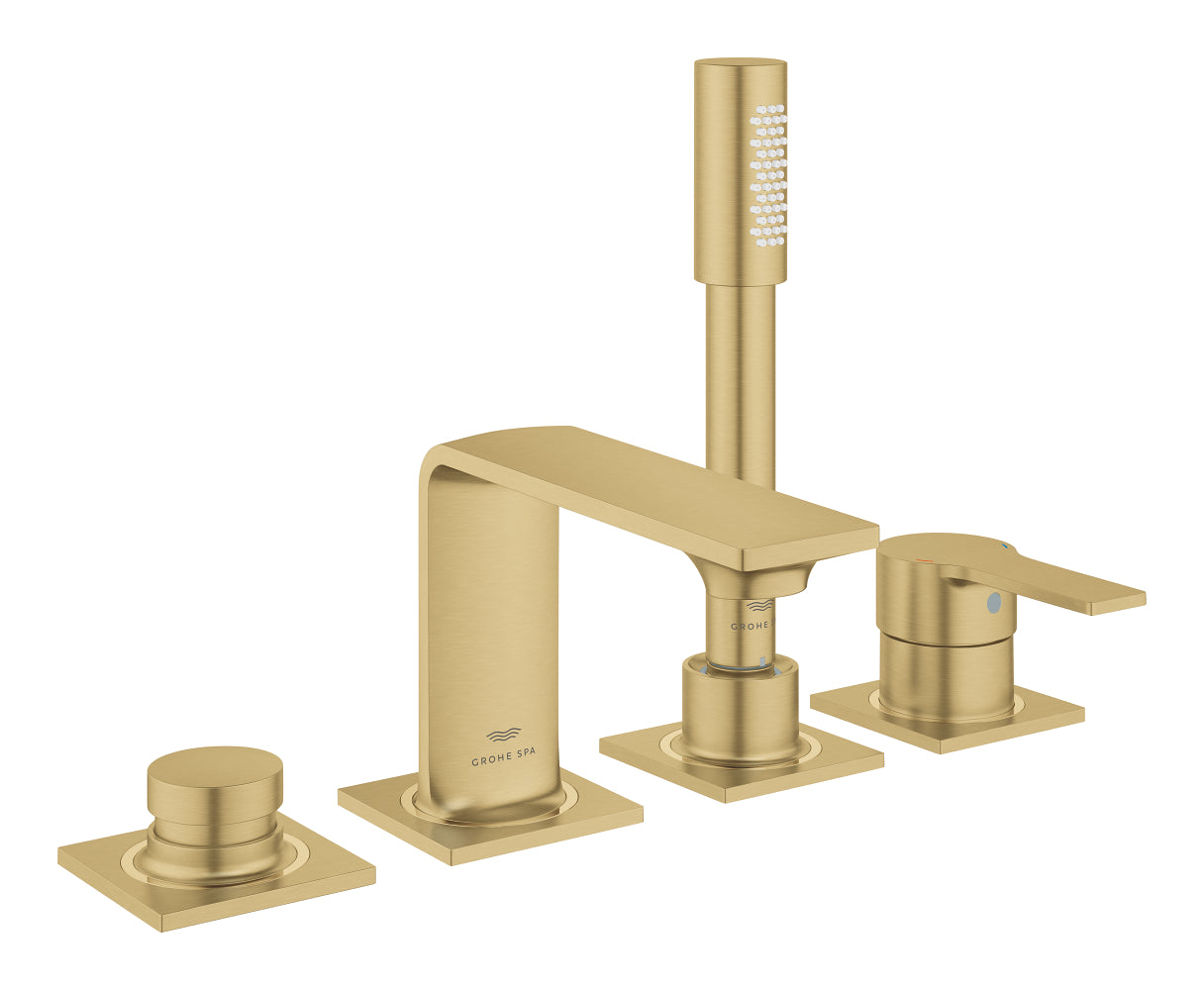 Grohe Allure 4-Hole Single-Handle Deck Mount Roman Tub Faucet with 1.75 GPM Hand Shower 19316