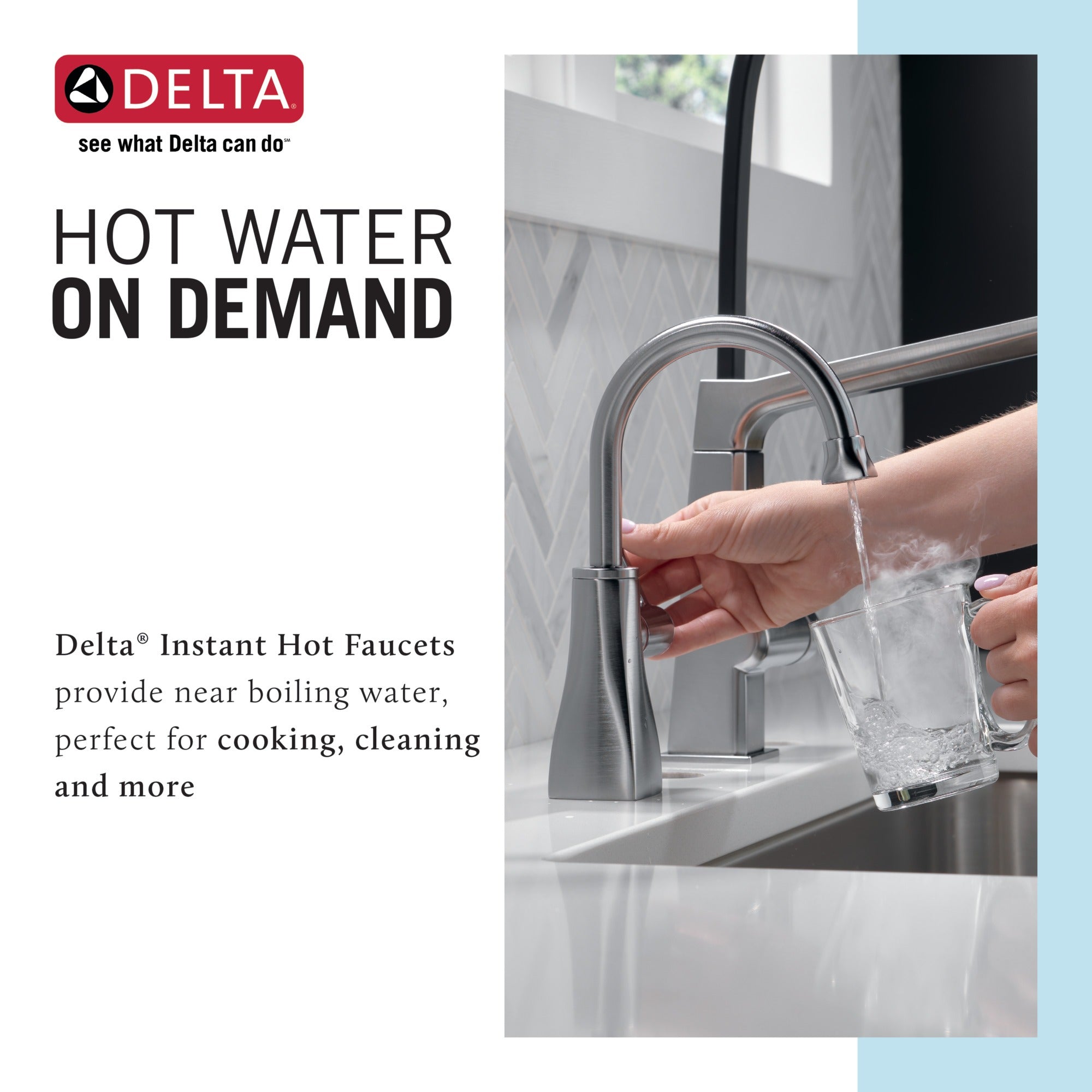 Delta Other Contemporary Square Instant Hot Water Dispenser