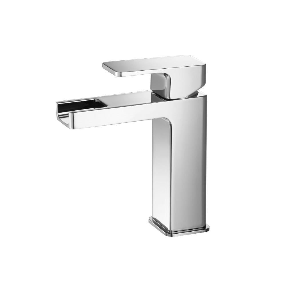 Flusso 196.1000CF Single Hole Cascade Flow Waterfall Bathroom Faucet