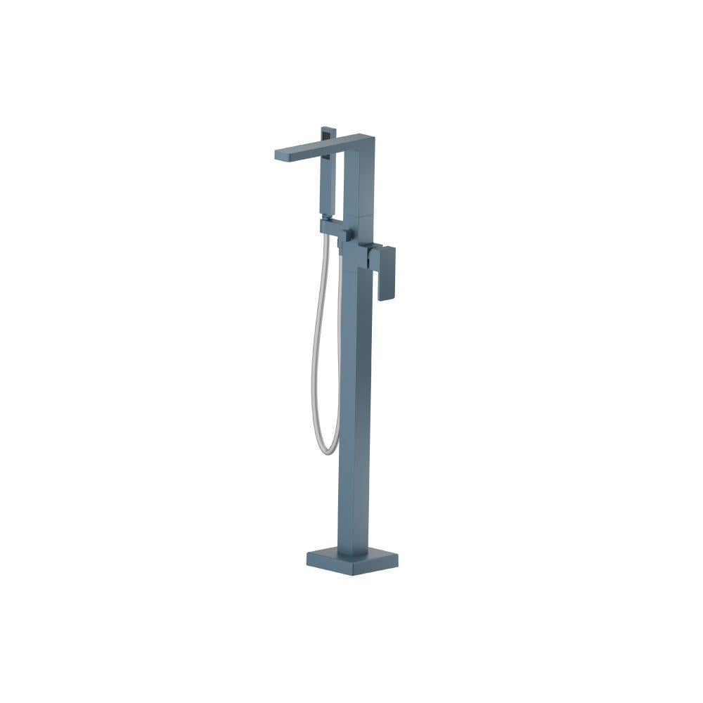 Flusso 196.1165 Freestanding Floor Mount Bathtub/Tub Filler With Hand Shower