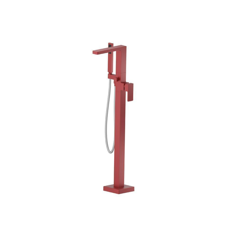 Flusso 196.1165 Freestanding Floor Mount Bathtub/Tub Filler With Hand Shower