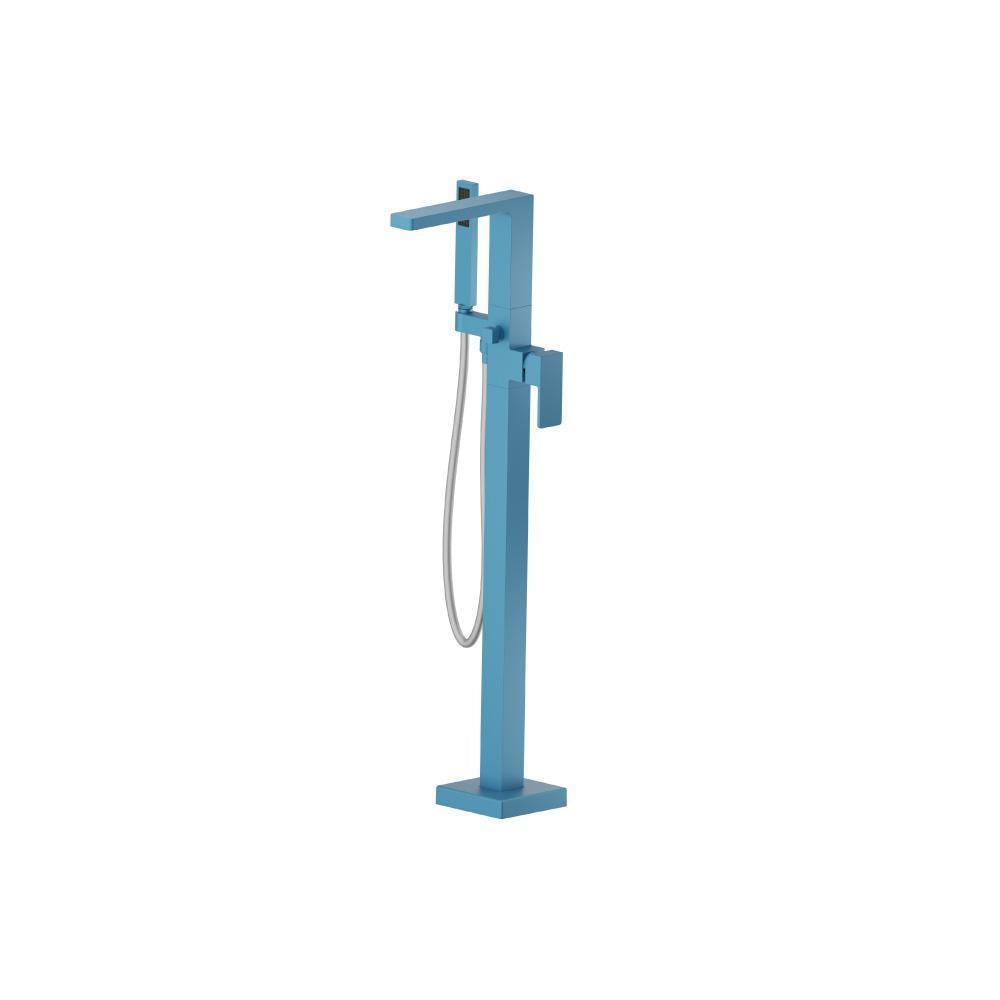 Flusso 196.1165 Freestanding Floor Mount Bathtub/Tub Filler With Hand Shower