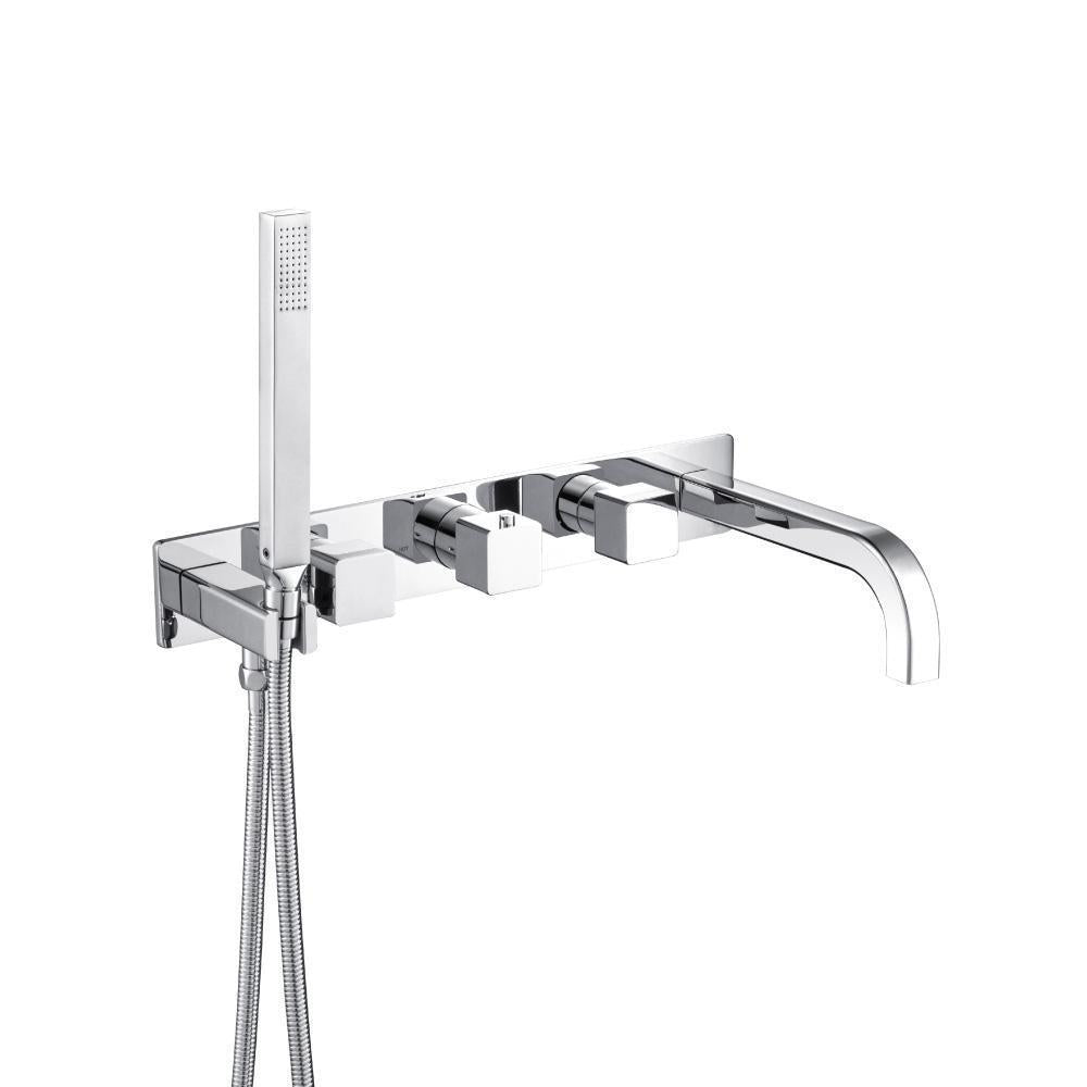 Flusso 196.2691 Wall Mount Tub Filler With Hand Shower