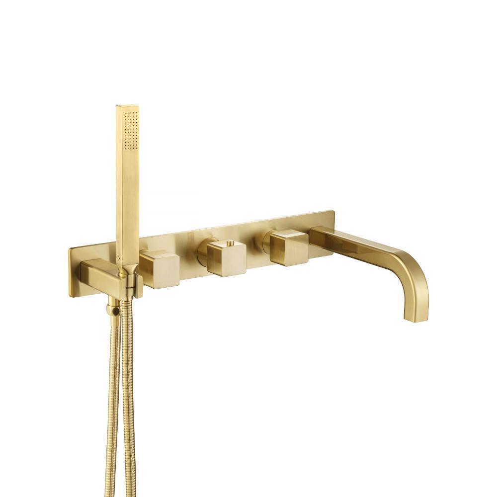 Flusso 196.2691 Wall Mount Tub Filler With Hand Shower