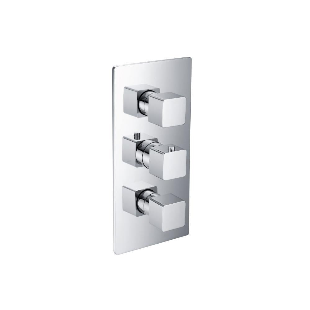 Flusso 196.4801 3/4" Thermostatic Valve & Trim - 4 Output
