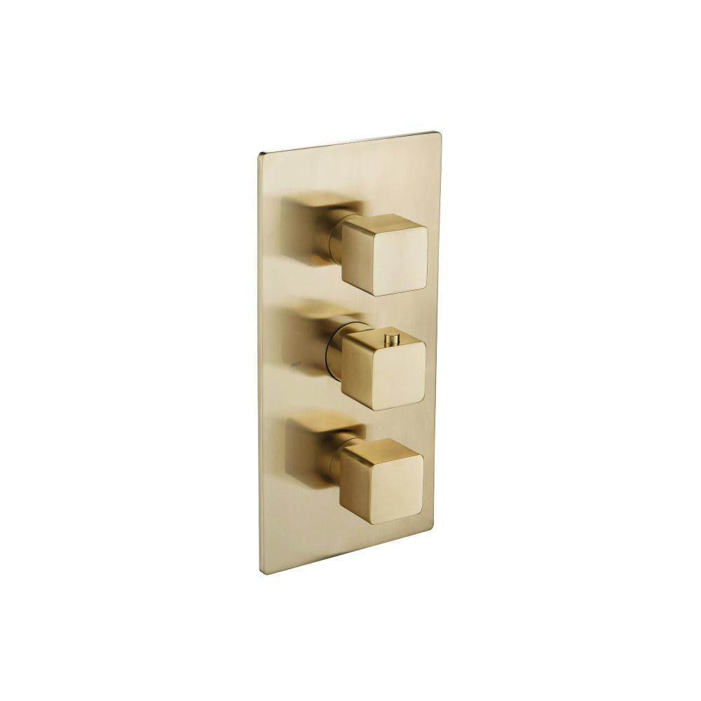 Flusso 196.4801 3/4" Thermostatic Valve & Trim - 4 Output