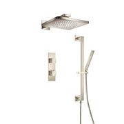 Flusso 196.7350 Two Output Shower Set With Shower Head, Hand Held And Slide Bar