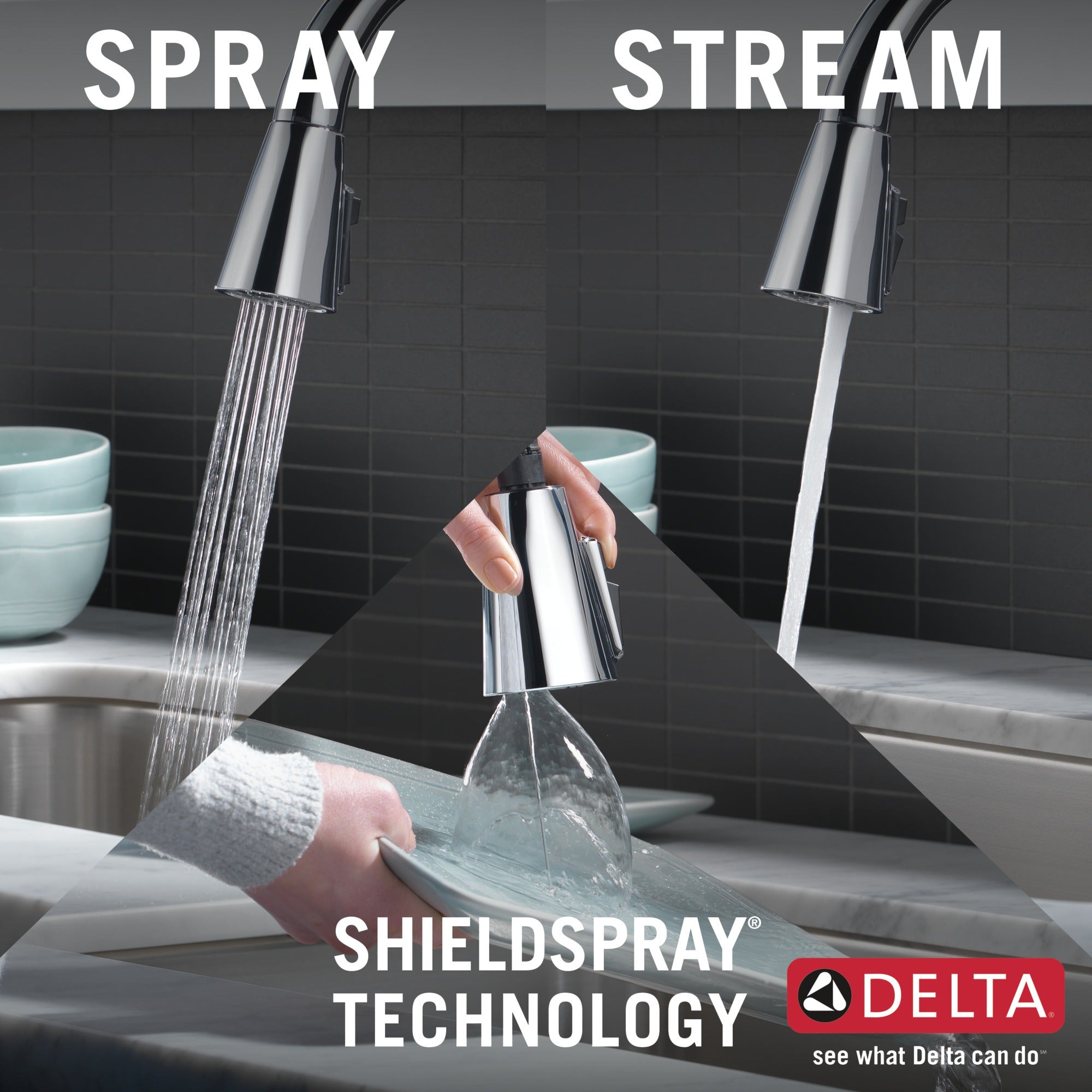 Delta Lenta® Single-Handle Pull-Down Kitchen Faucet