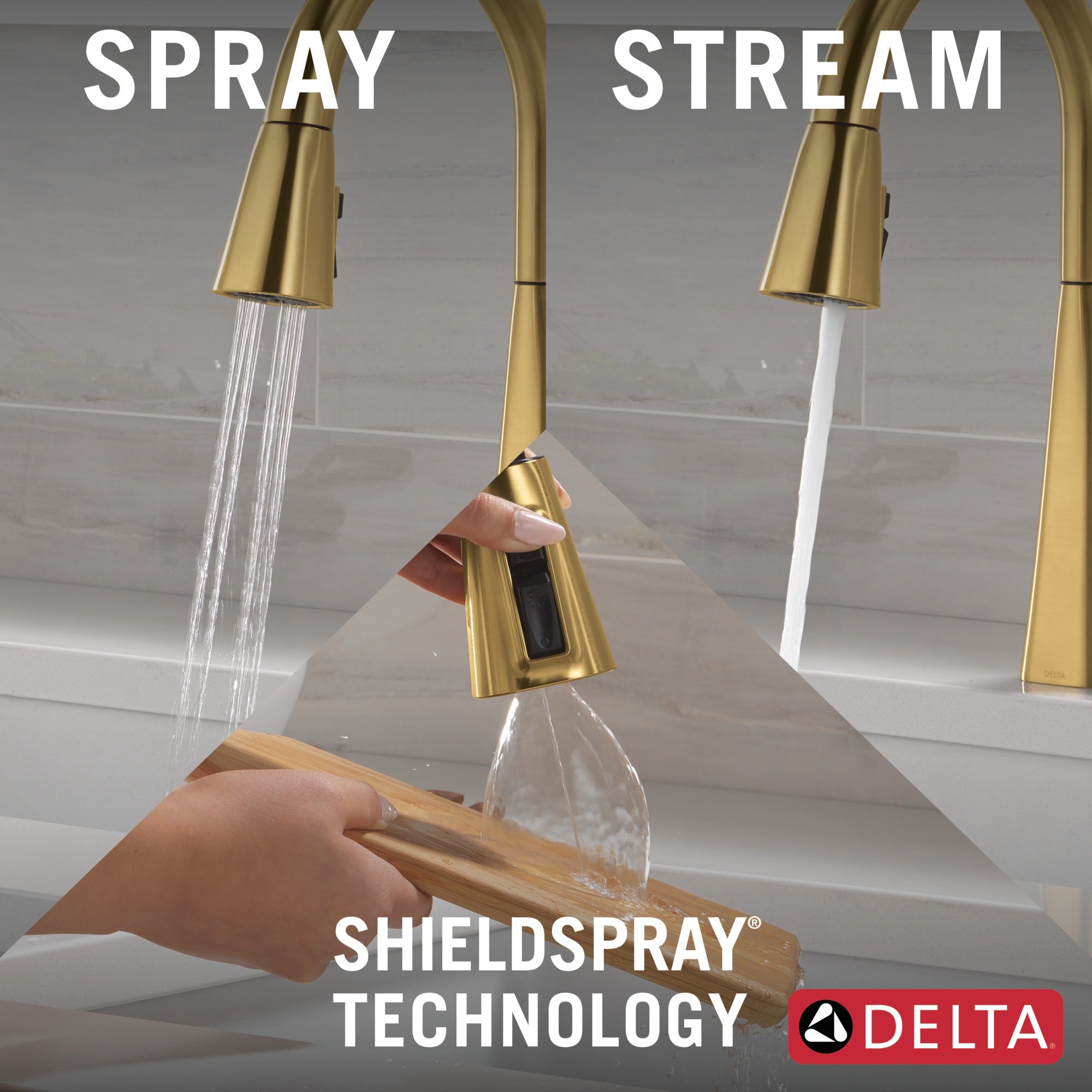 Delta Lenta® Single-Handle Pull-Down Kitchen Faucet