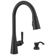 Delta Boyd™ Single Handle Pull-Down Kitchen Faucet with Soap Dispenser and ShieldSpray Technology