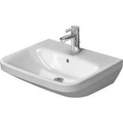 Duravit DuraStyle 21 5/8'' Rectangular Wall Mounted Sink in White with Widespread Faucet Holes and with Overflow