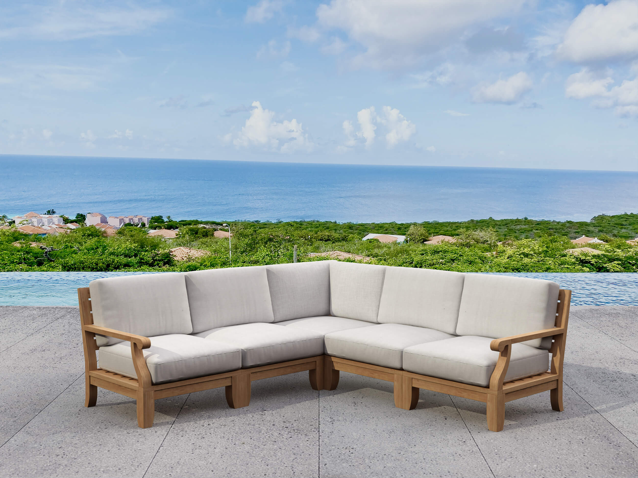 Set-92 Riviera Modular Deep Seating Set