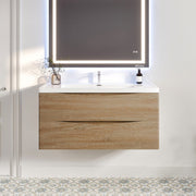 Eviva Smile Bath Vanity with Acrylic Top and Integrated Sink (24"-48")
