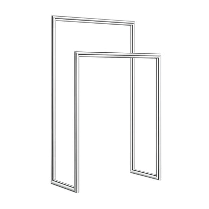 OUTLINE - Towel Rail Double, Free-Standing