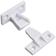 Hardware Resources White Plastic Push Fit Panel Connector for False Fronts