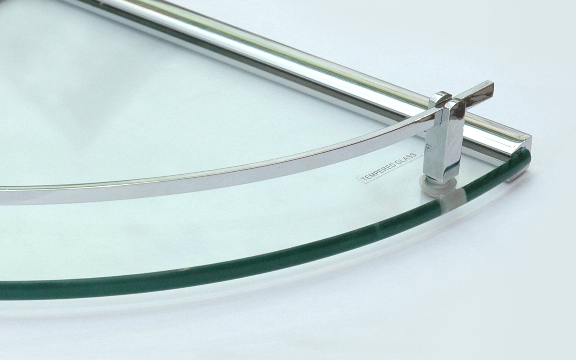 Single Corner Glass Shelf-2008 001 01