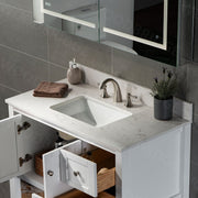 WOODBRIDGE 31" x22" Vanity Top with Single Under Mount Rectangle Bowl, CALAVT3122-8