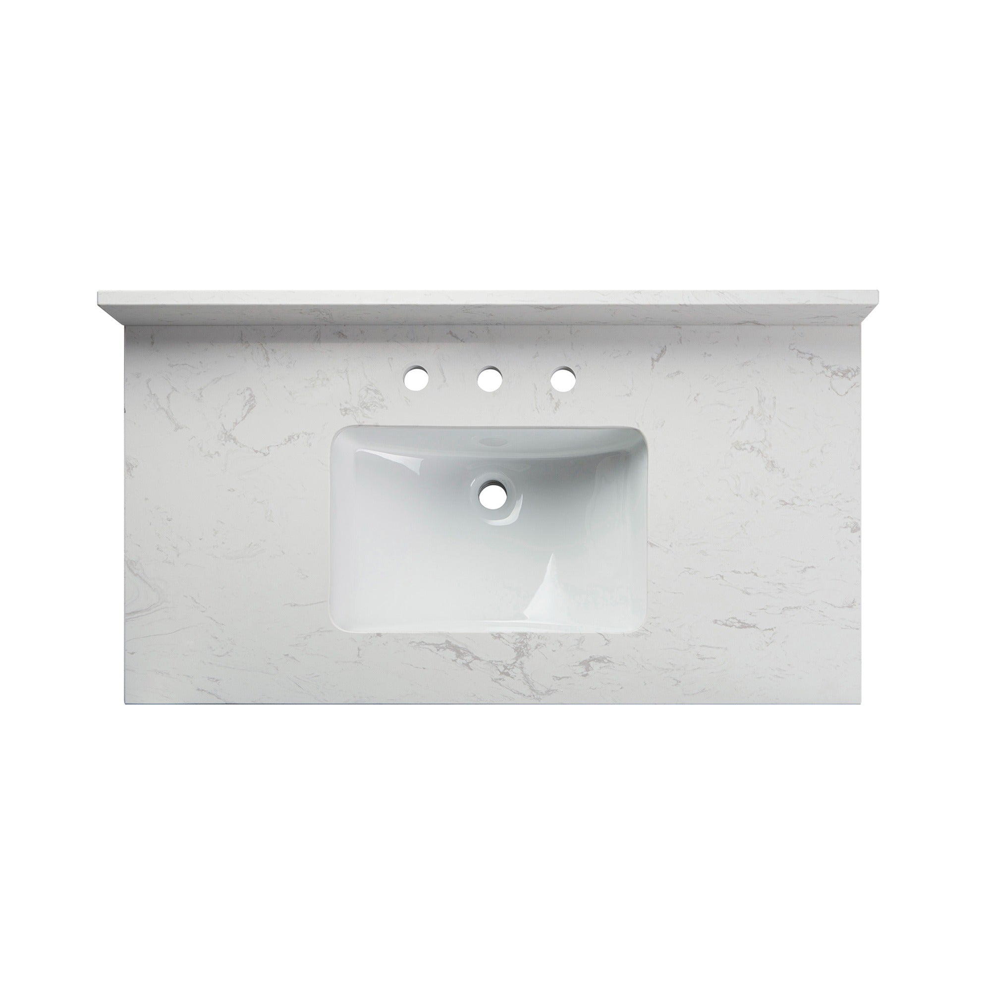 WOODBRIDGE 31" x22" Vanity Top with Single Under Mount Rectangle Bowl, CALAVT3122-8
